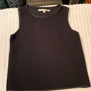 Max Studio Black Knit Shell
